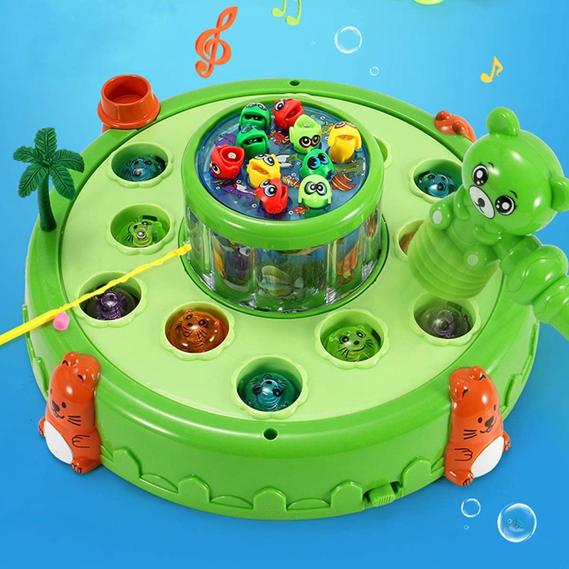 2 in 1 Interaktive Schlag ein Maulwurf Spiel &Ampere; Magnetischen Angeln Spielzeug für Kleinkinder-Lernen FrüHenne Entwicklungs Spielzeug-spaß