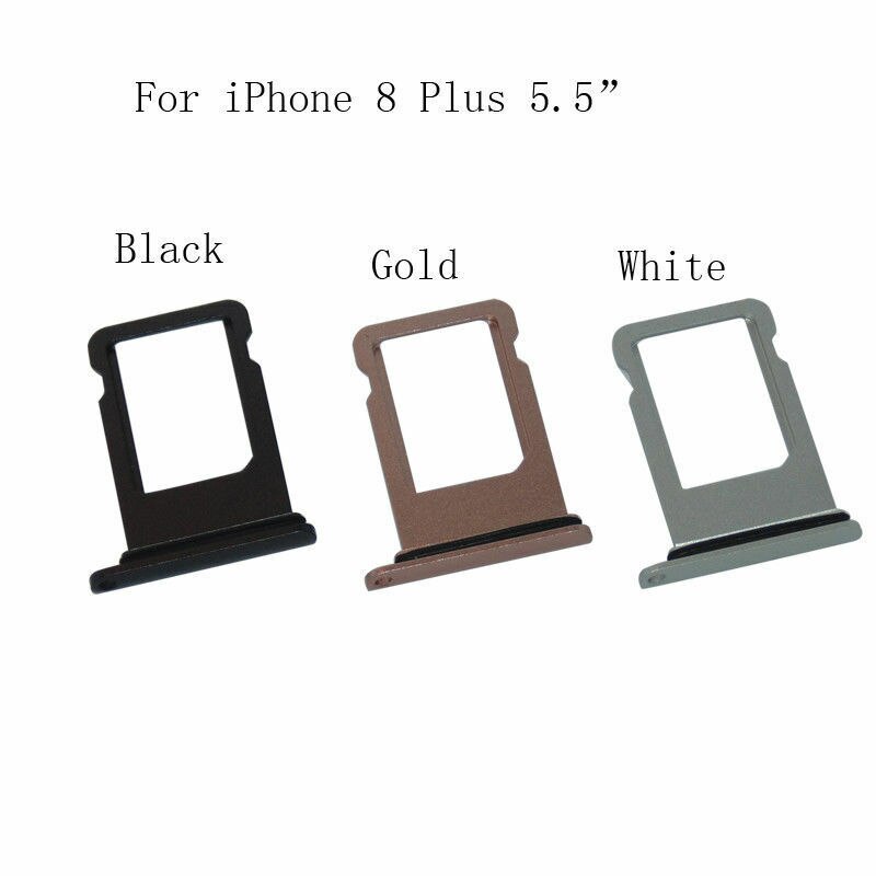 SIM Card Tray Holder for iPhone 8 Plus 8Plus 8G SIM Card Adapter Replacement Parts