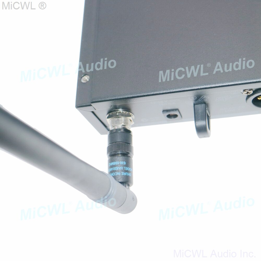 2 Stks/partij Bnc Antenne Voor Shure Ua820 Ulx Slx Qlx Glx Pgx Sennheiser G2 G3 G4 Draadloze Ontvanger Bajonet Antenne 400-900Mhz