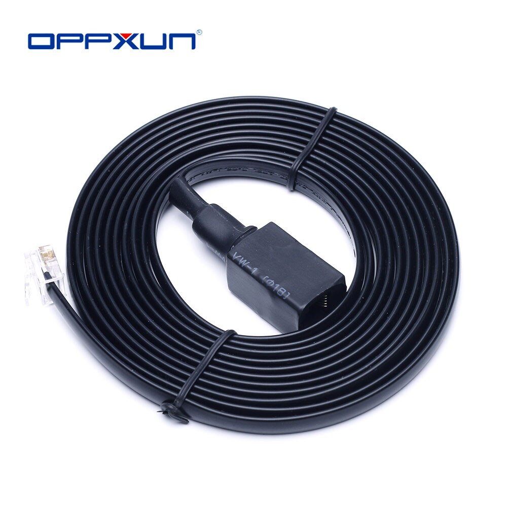 OPPXUN 3m/9.8ft cavi di prolunga per microfono a mano con separazione rimovibile a 6 Pin per Radio Yaesu FT7800, FT7900, FT8800, FT8900: Default Title