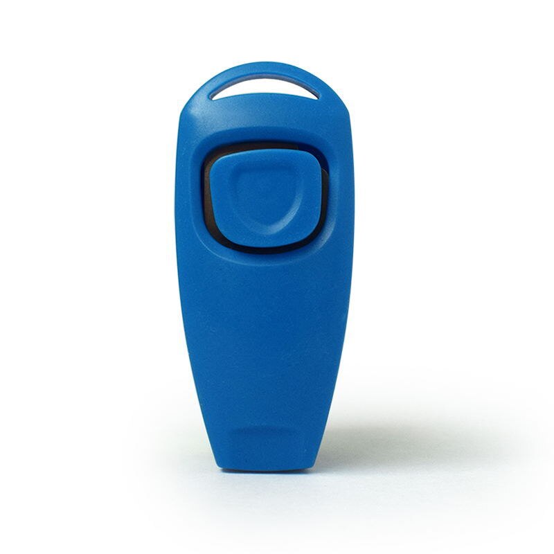 Silbato portátil de forma bonita para perros, guía de ayuda de entrenamiento con llavero, silbato de entrenamiento, productos suministros para mascotas: blue