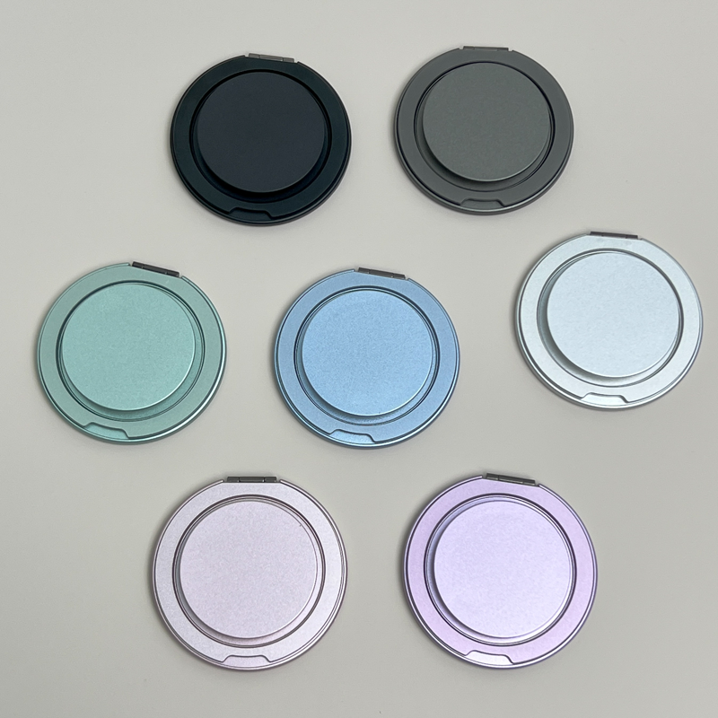 Magsafe Ultra-Thin Foldable Phone Grip Magnetic Phone Holder for iPhone & Android 360 Rotation Wireless Charger Compatible