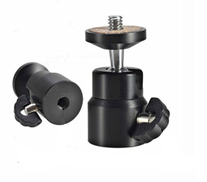 1 PC Tripod mini Ball Head 1/4" for DSLR Camera Camcorder Light Bracket Swivel