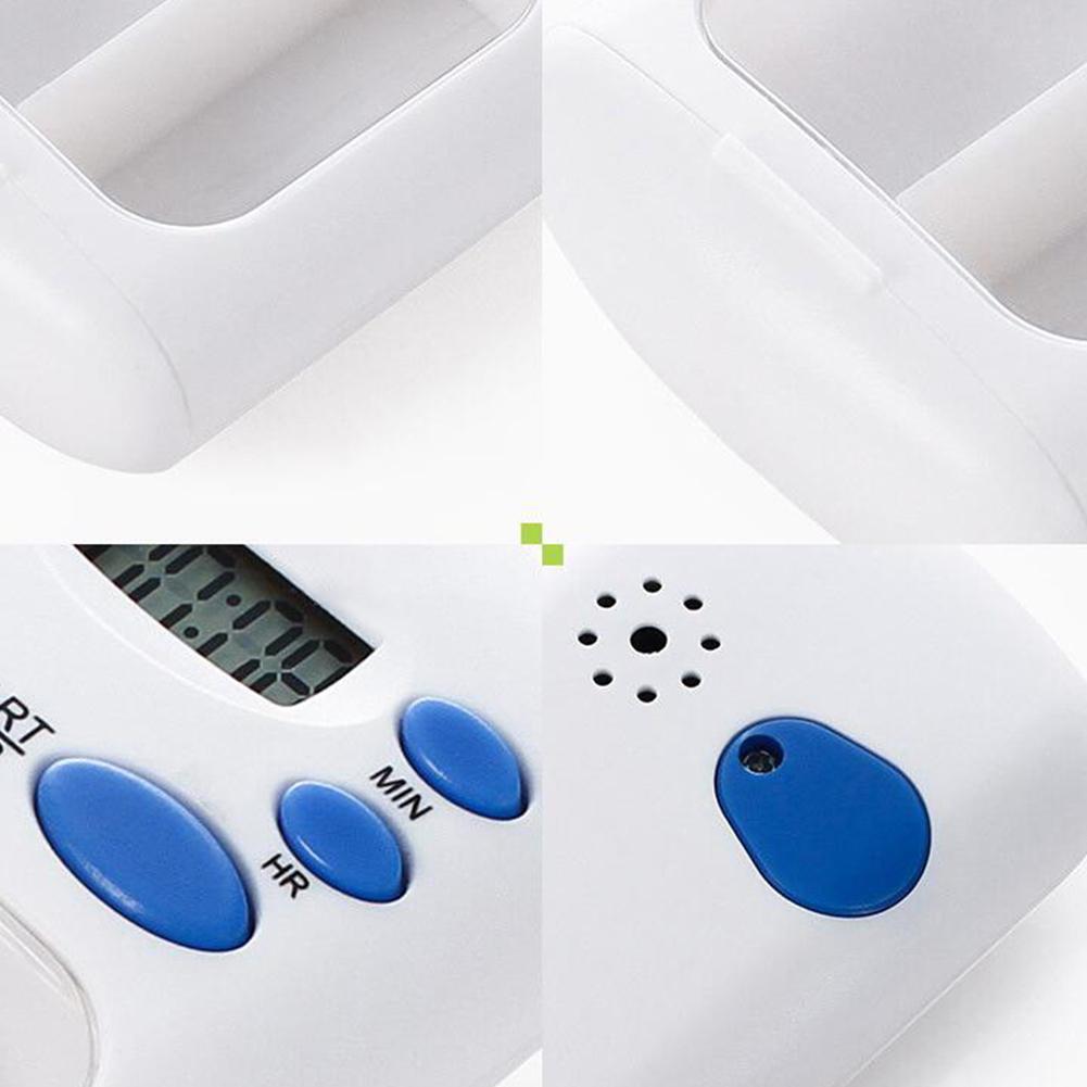 Mini Draagbare Pil Herinnering Alarm Timer Elektronische Box Organizer LED Display Wekker Herinneren Kleine Ehbo-kit