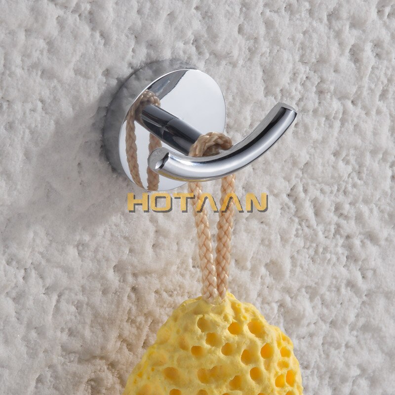 Robe Hook, Kleding Haak, Roestvrij Stalen Constructie Met Chroom Afwerking, Badkamer Haak Badkamer Accessoires, 10902-B