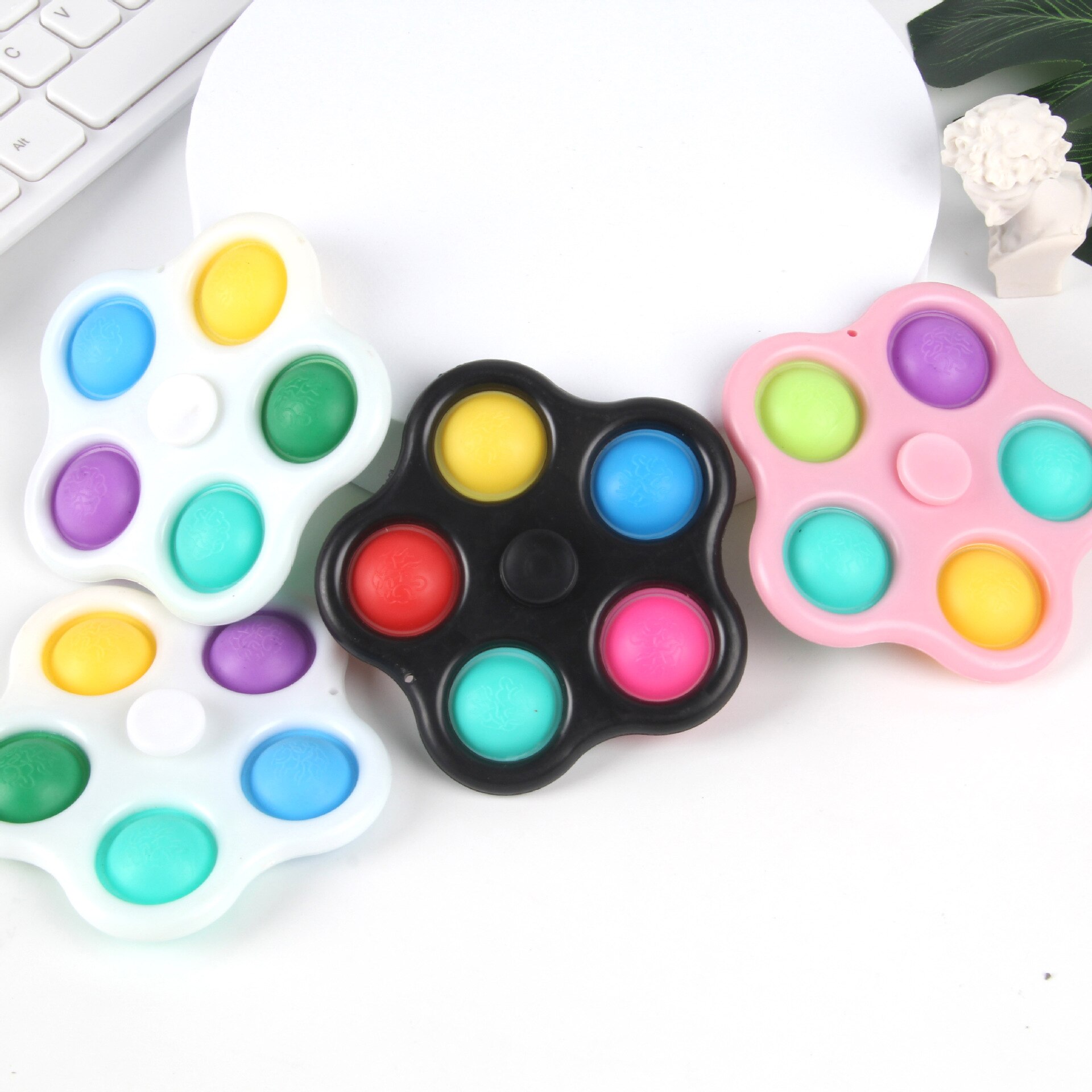 Early Educational Autism Special Need Simple Dimple Fidget Toys Pack Fit Brain Toy Stress Anti Stress Fidget Hand Spinner