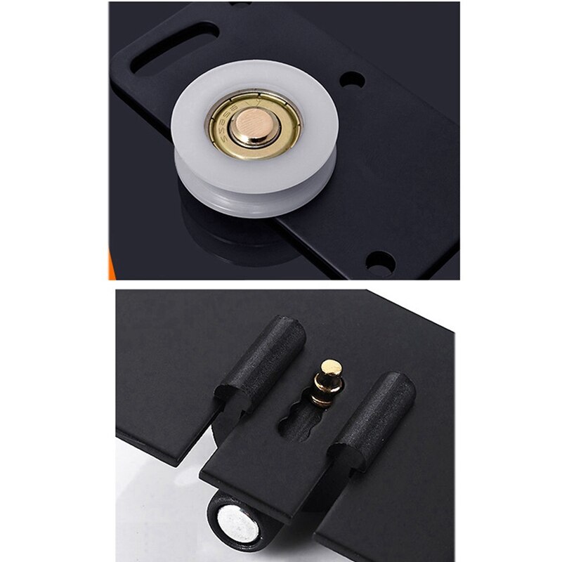 8 Teile/satz Eisen Garderobe Tür Rad Schrank Rad Schrank Schiebetür Rolle einstellen Schublade Tür Rolle 3,3X1,8X0,1 zoll