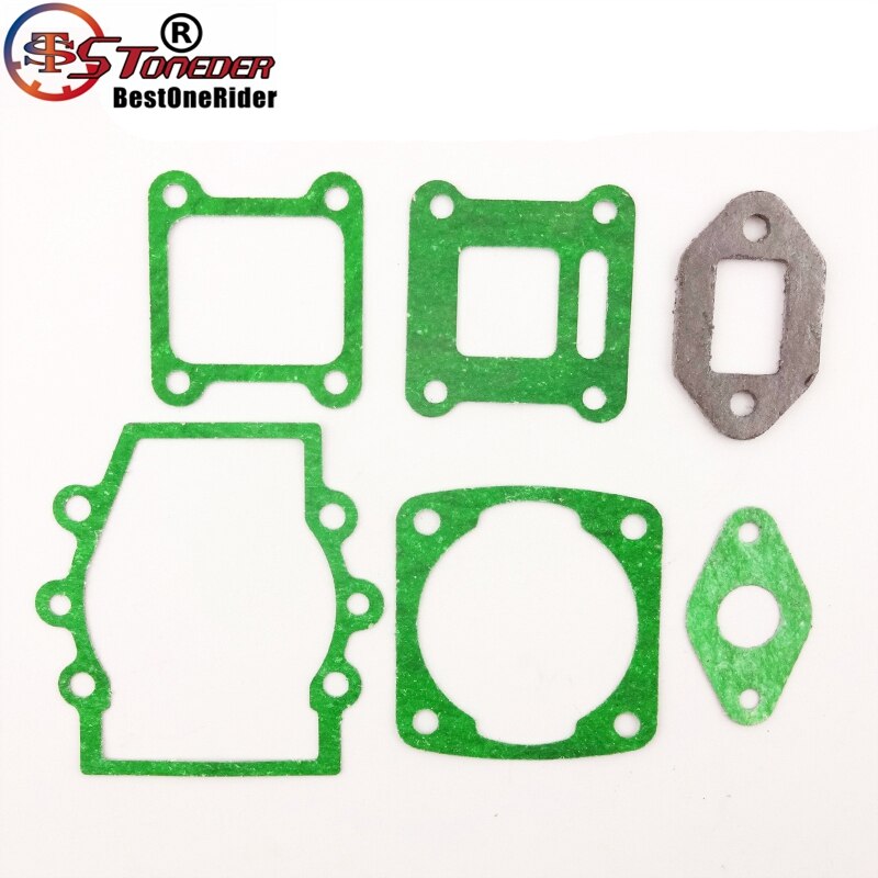 STONEDER-Juego de 5 juntas de motor para Mini moto de 2 tiempos, 47cc, 49cc, Mini Moto de cross para niños, ATV, Qaud, Go Kart, Crosser Pocket Bike