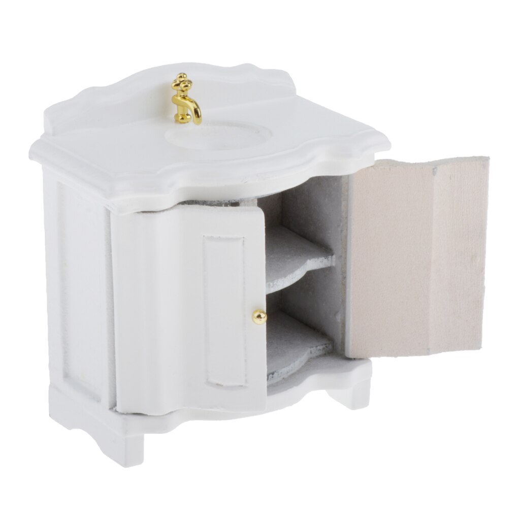 Puppenhaus-Miniatur: Weiße Porzellan-Toilette Im Maßstab 1:12 – Höhe 7,5 Cm