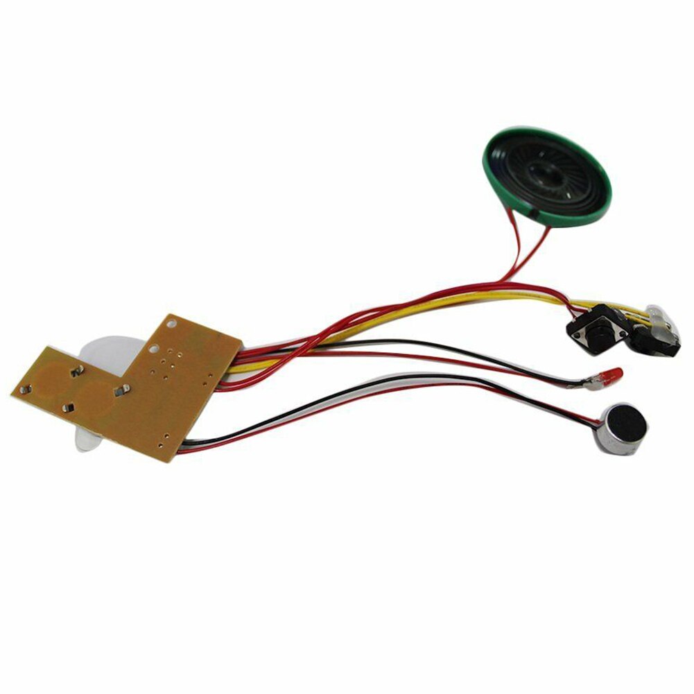 2 Pcs Musical Recordable Black DIY RF Battery Powered 10 Seconds Talk Chip Voice Module Easy Operate Sound Greeting Card