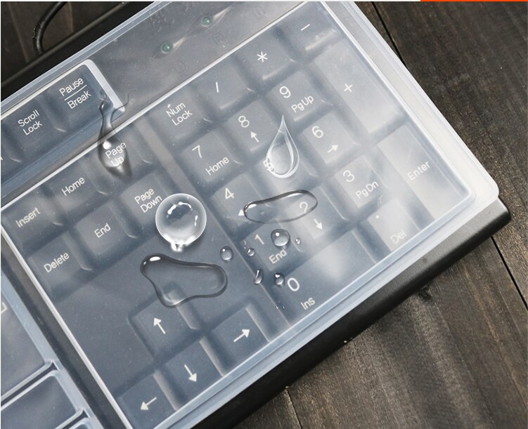 Universal Waterproof Silicone Desktop Computer Keyboard Cover Skin Protector Film Cover