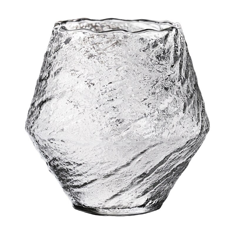Japanese Handmade Hammered Whiskey Glass Heat-resistant Juice Cup Liquor Whisky Crystal Wine Glass