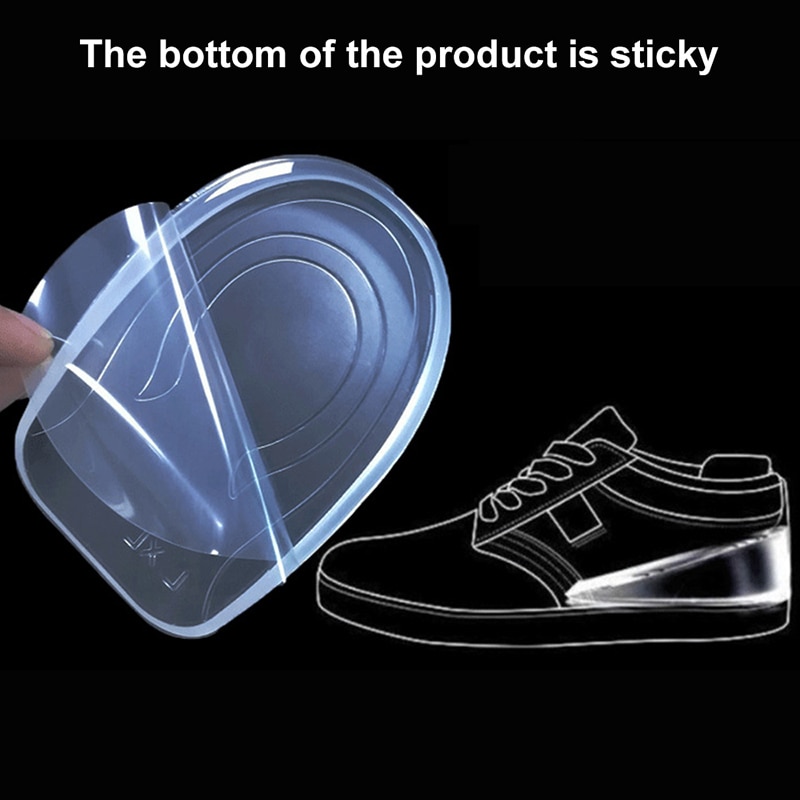Inner Heightened Insole Orthopedic Massaging Feet Care Invisible Height Increase Foot Pad Shoe Lift Sports Shoes Accessories