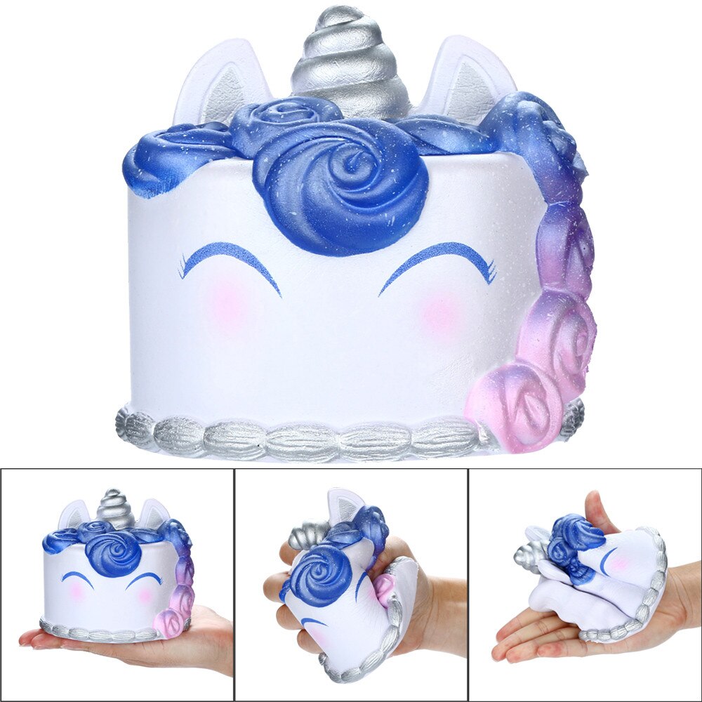Squishies Galaxy Unicorn Cake Toy Slow Rising Fruits Scented Stress Relief Toy Pinch Toy Kawaii Decorative Ornaments