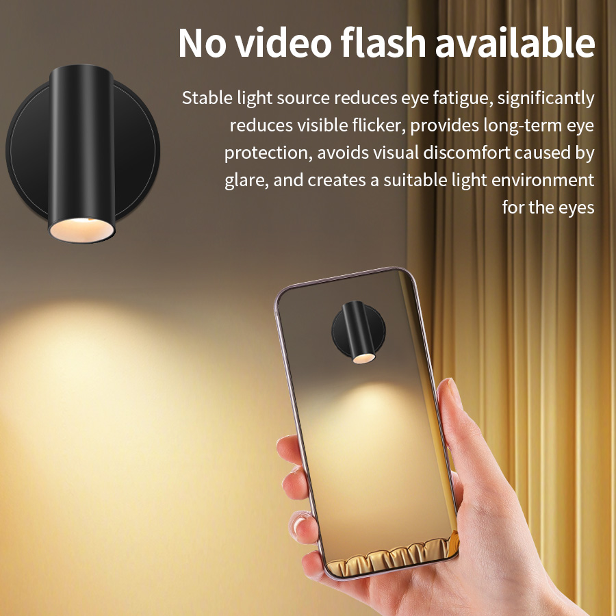 LED-licht Magnetische oplaadbare wandlamp Spotlight Draadloos Geen punch leeslamp met aanraakschakelaar Dimbare bedlamp