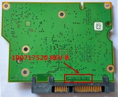 Kretskort 100717520 för seagate 3.5 sata  st1000 dm 003 st2000 dm 001 st3000 dm 001 100717520 varv b