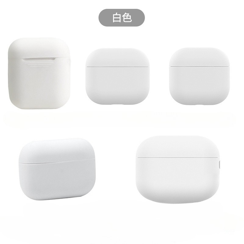 Silicone Earphone Cases for Airpods 4 1 2 3 Headphones Case Soft Protective Box for Apple Airpods Pro 2 3 Airpods 4 Covers: XS / CORAL