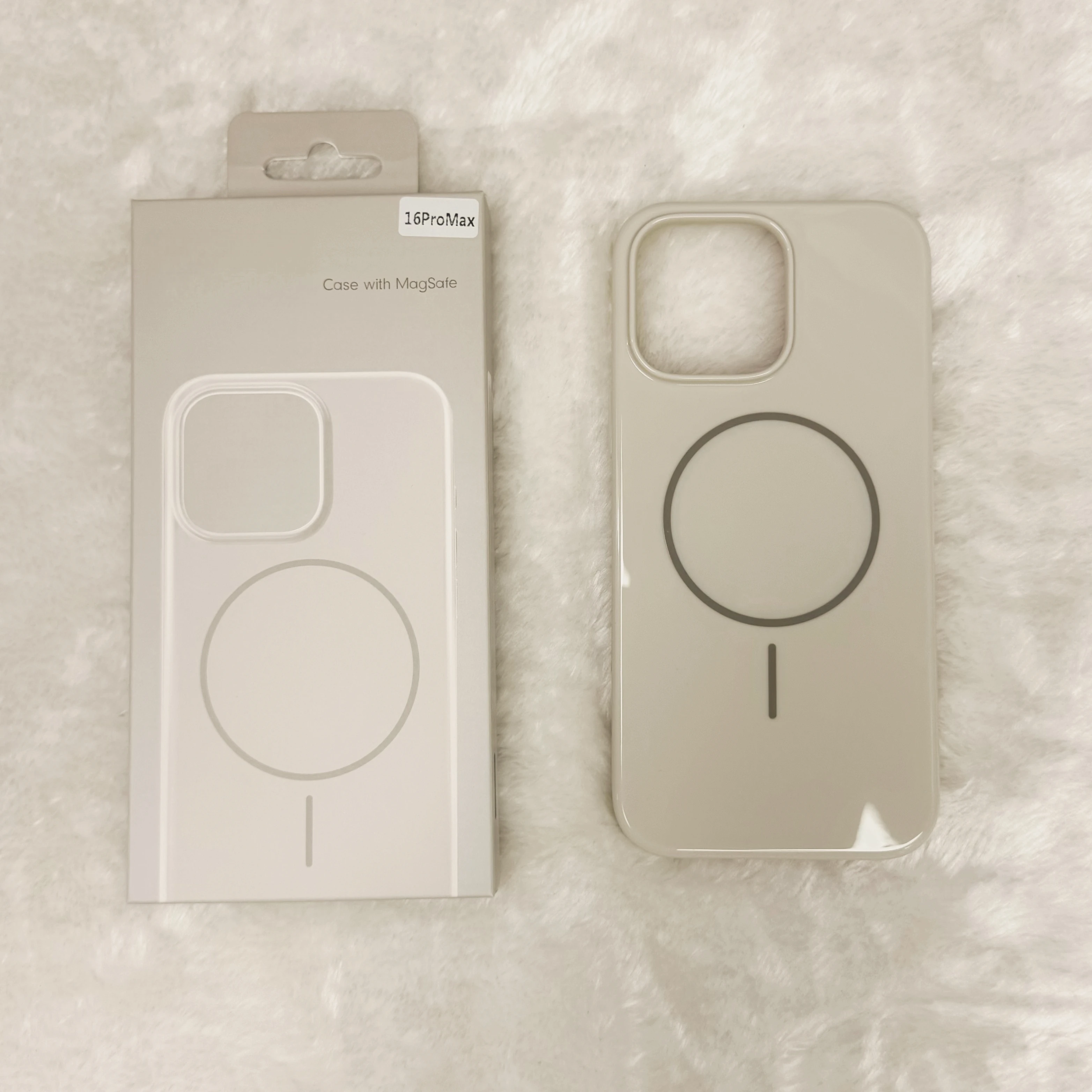 Camera Control Button Protect Case for IPhone 16 Pro Max Plus for Beats/ Apple Specific Original MagSafe Animated PC Cover: Ivory / For iPhone 16 Plus
