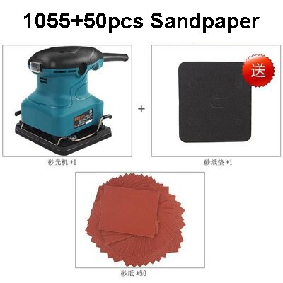 Electric Sander Woodworking Sanding Machine Polisher Wall Sanding Tools Polishing Tool For Wood Furniture Metal Polisher: Green