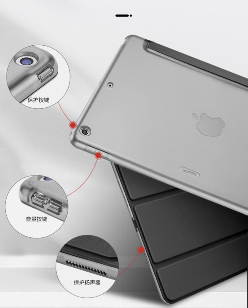 Funda de tableta para iPad 9,7, , , A1893, A1954, A1822, funda inteligente de PU ultradelgada para iPad 5, 6, 5ª y 6ª generación