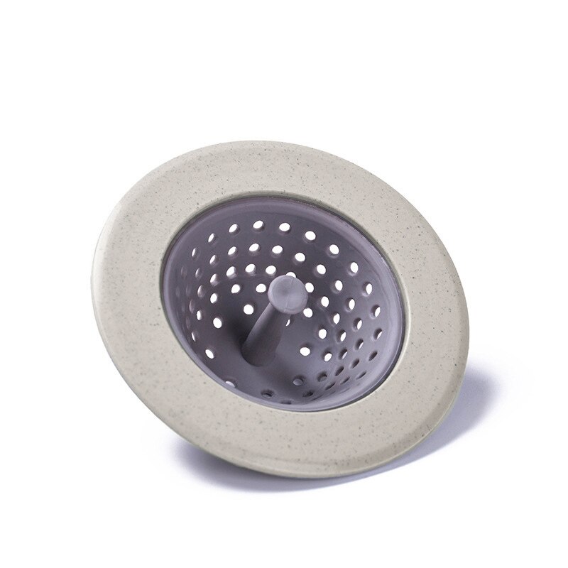 Colador de silicona para fregadero, filtro de desagüe de fregadero, Colector de residuos, accesorios de baño y cocina, coladores,: Beige