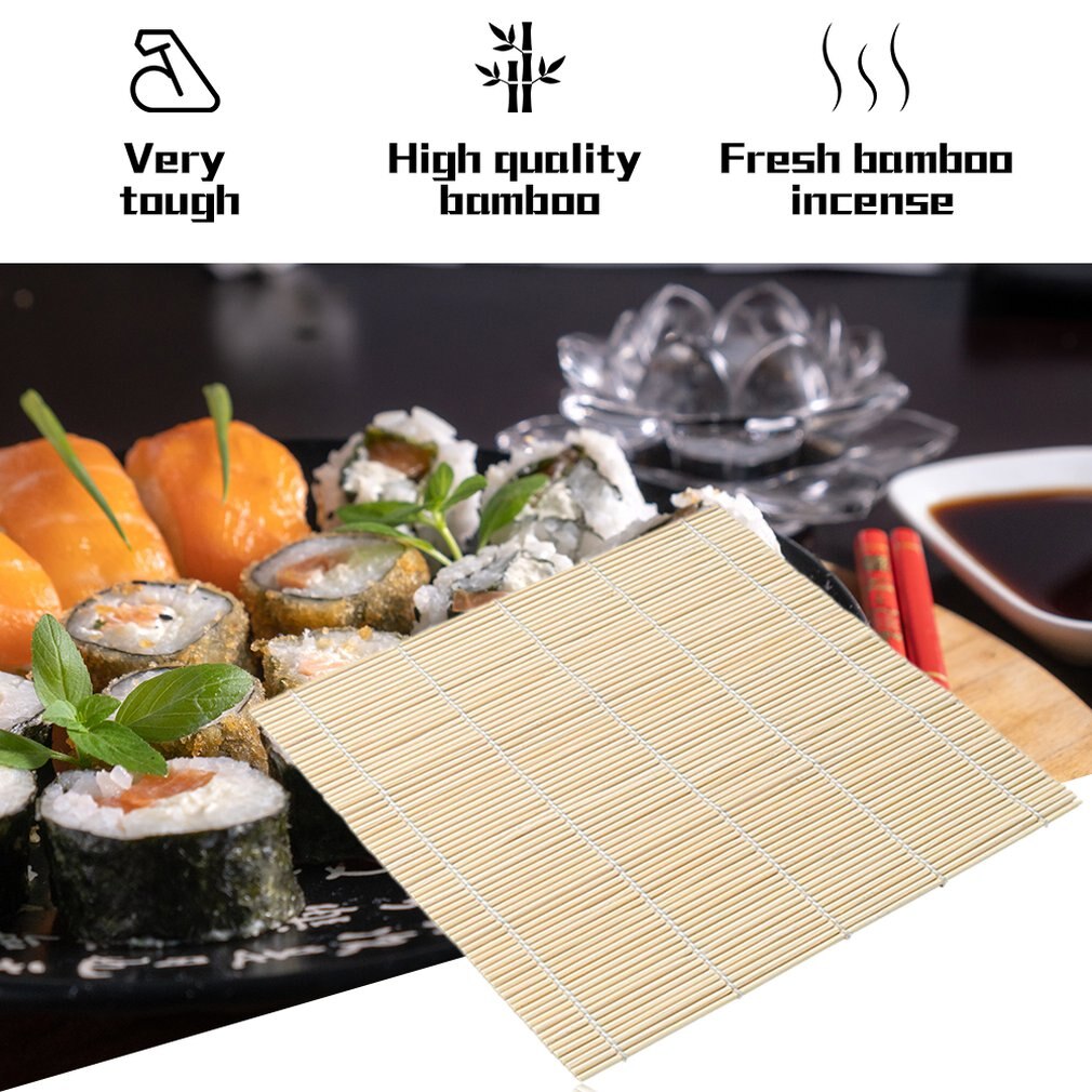 Sushi Rolling Roller Bamboo Diy Sushi Mat Onigiri Rice Roller Hand Maker Sushi Gereedschap Keuken Japanse Sushi Maker Tool