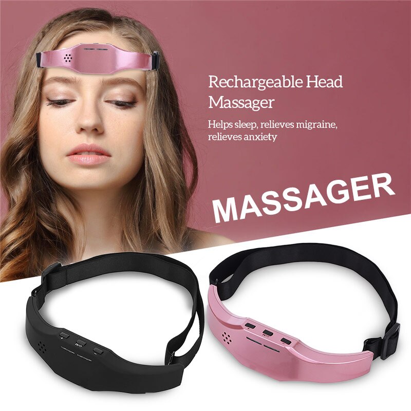 Elektrische Head Massager Slaap Monitor Migraine Relief Massager Slapeloosheid Therapie Release Stress Slaap Therapie Apparaat Slapen Di