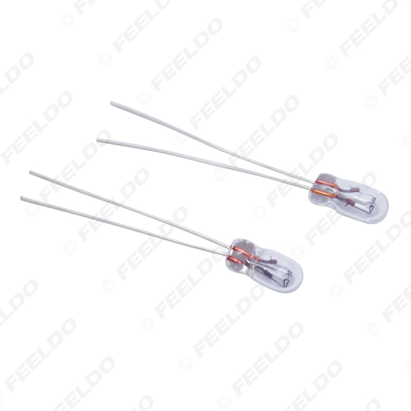 FEELDO 100Pcs Car T3 12V 30MA Halogen Bulb External Halogen Lamp Replacement Dashboard Bulb Light Warm White #FD2687