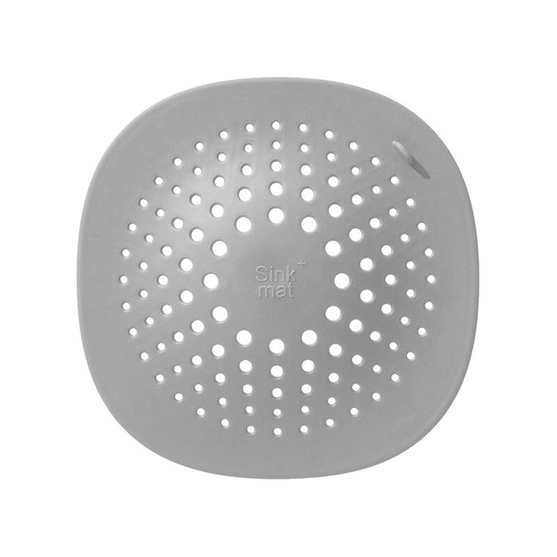 Haar Filter Wastafel Anti-Blocking Zeef Bad Douche Afvoerputje Filter Siliconen Aanrecht Filter Plug Badkamer Accessoires: C Gray