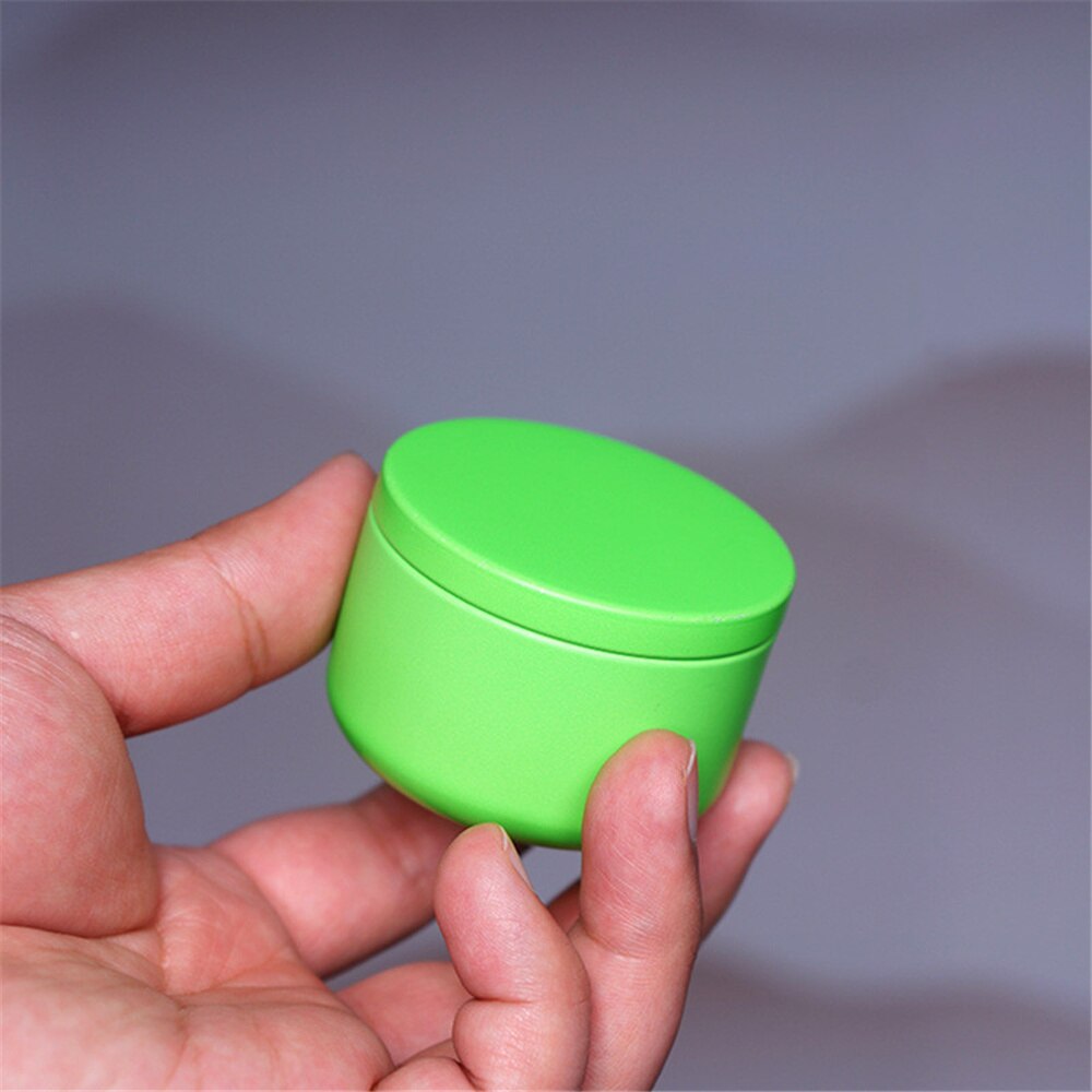 Mini Tin Storage Box Coffee Tea Caddy Round Sealed Tea Leaves Iron Packing Box Chinese Style Tinplate Collection Container Cans: 04