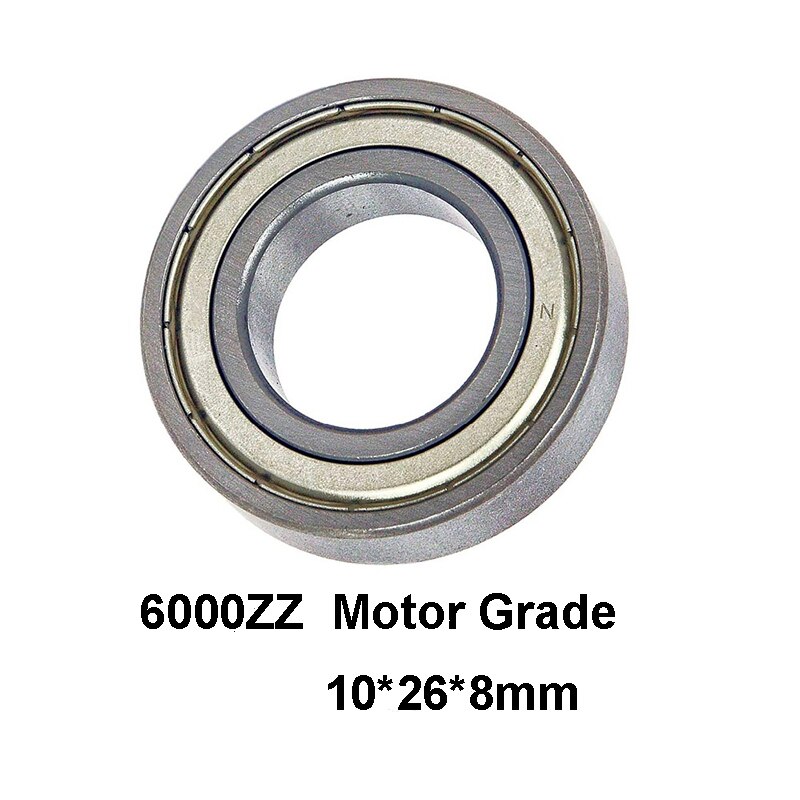 Roulement à Billes 6000ZZ 10x26x8 Mm P6 – Double Joint Métallique, Pré-lubrifié, Pour Trottinette, Skateboard, Vélo