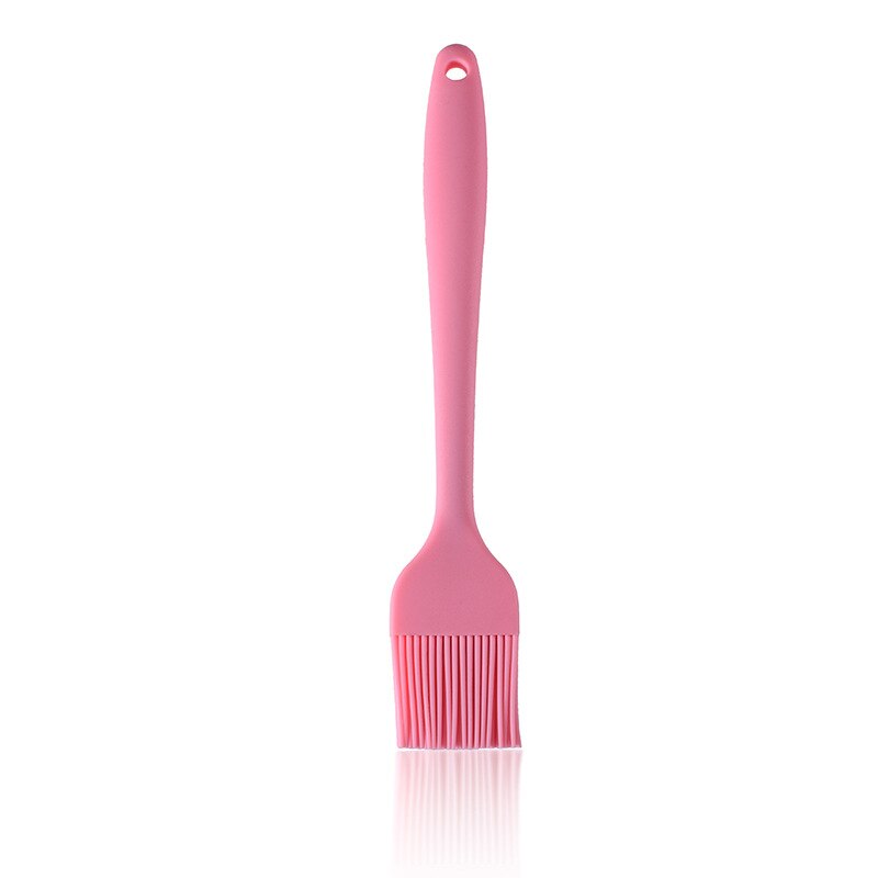Non-stick Bbq Accessories Basting Brushes Tool Best Silicone Brush Baking Bakeware Bread Cook Brushes Pastry Oil Kitchen Gadgets: Pink