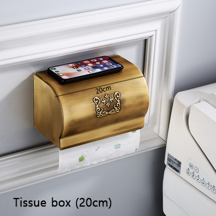 Antieke Badkamer Hardware Set Muur-Gemonteerde Handdoekrek Toiletborstel Rek Föhn Rek Zeepbakje Douche Hoekrek Accessoires: Lavendel