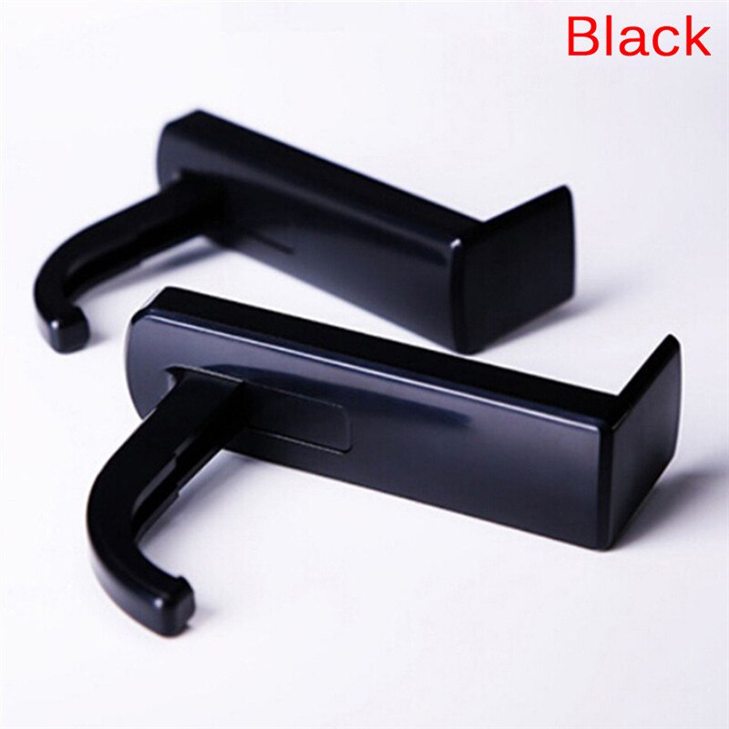 1PCS Portable Wall hook Universal Headphone Headset Hanger PC Monitor Earphone Stand Rack Useful Tool: BK