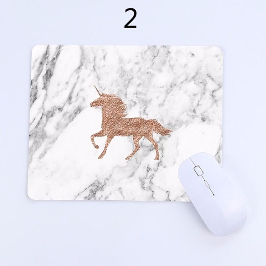 Rose Gold Mouse Pad Computer laptop Accessories MousePad Marble Pattern MousePad Mouse Mat Anti-slip Natural Rubber