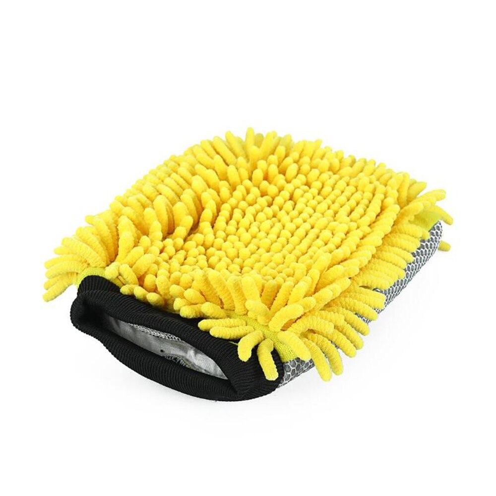 Jungleflash bilvask microfiber koral handske bløde bilvask handsker rengøringsværktøj detaljering børste bilvask udstyr anti-ridse: Default Title