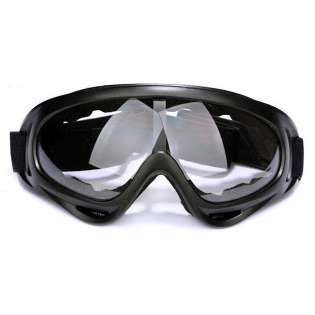 Snesport snowboard anti-dug snescooter vindtætte støvtætte briller skate ski solbriller briller vinter ski goggle: Gennemsigtig