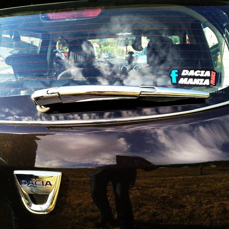 ABS cromo parabrisas trasero ventana tira limpiadora moldura cubierta embellecedor kit para Dacia Sandero Stepway