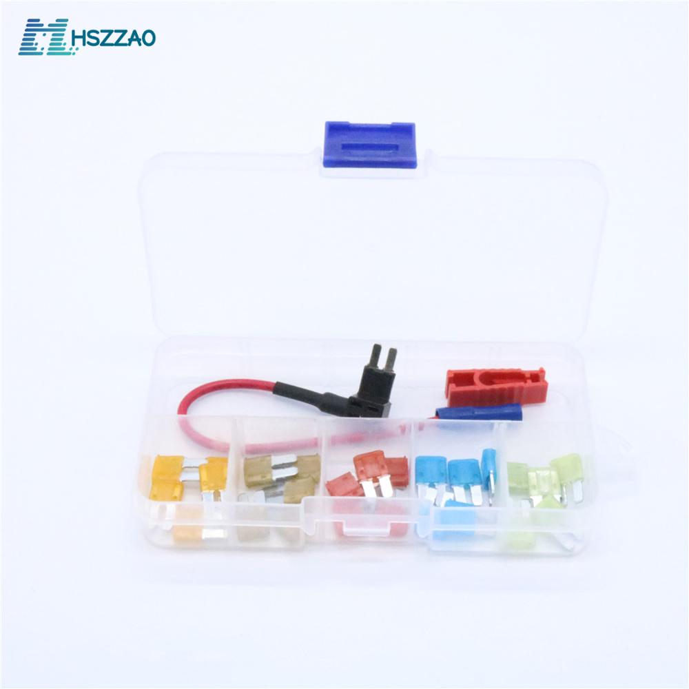 Add-A-Circuit Blade Style ATR Micro2 In-line Fuse Holder Fuse Tap Fuse Puller & Micro2 Fuse Set Auto Accessories