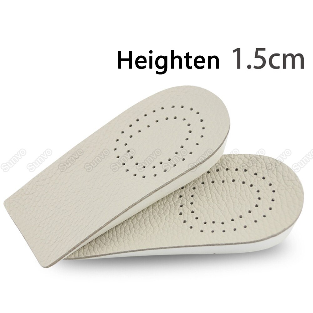 Höhen-Sohlen Mit Luftkissen - Unsichtbare Einlagen Für Mehr Körpergröße, 5,5 Cm Lift