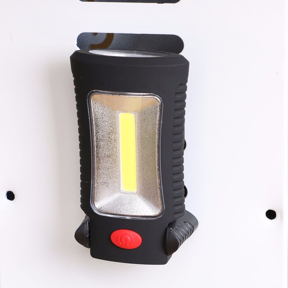 Magneet Cob Led Werken Lamp Cob + 3Leds 2-Modi Led Zaklamp Werken Licht Outdoor Zaklamp Lamp Met opvouwbare Haak