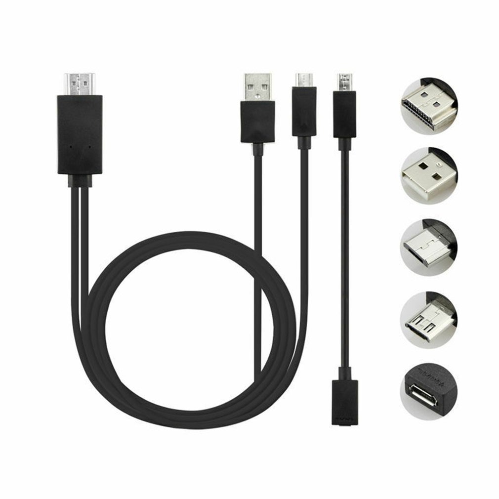 Universal Android Phone MHL Micro USB to HDMI 1080P HD TV Cable Adapter