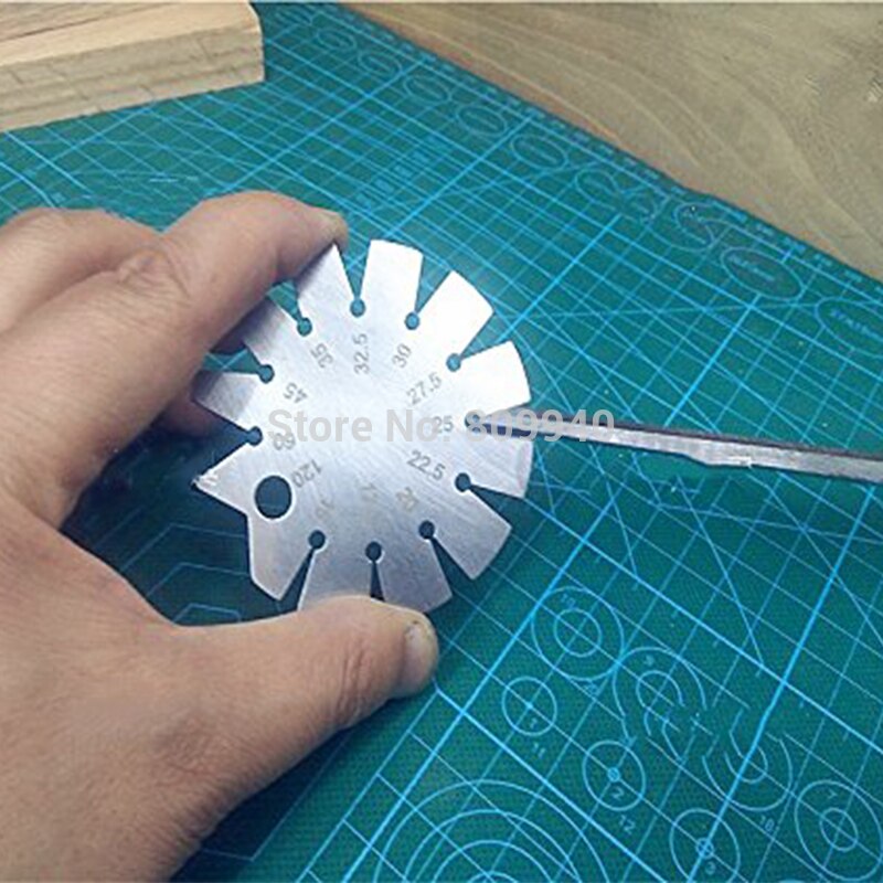 Bevel Gauge 15 Graden-120 Graden Ronde Gauge Diame... – Vicedeal