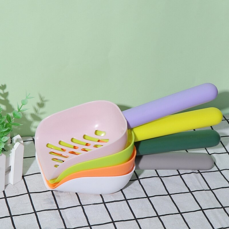 Plastic Pet Litter Scoop Easy to Clean Smooth Hollow Kitten Scooper Dog Cat Shovel Waste Dog Puppy Litter Legendog