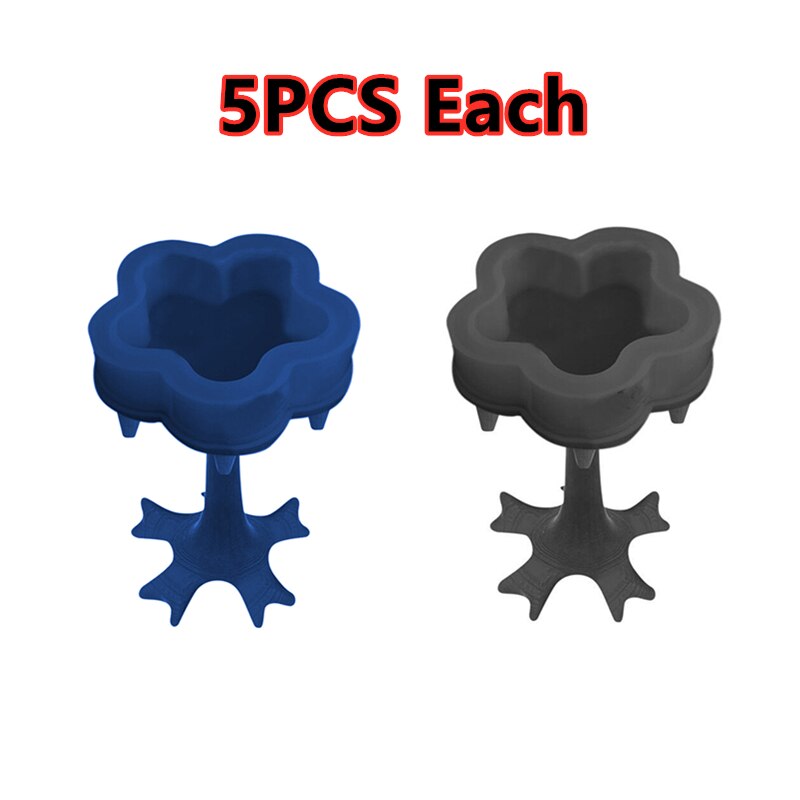 Shot Glass Bar Sets 5 Shot Glasses Dispenser Automatic Wine Dispensing Tool Vodka Whiskey Wineglass Holder Distributor: blue grey 5pcs each