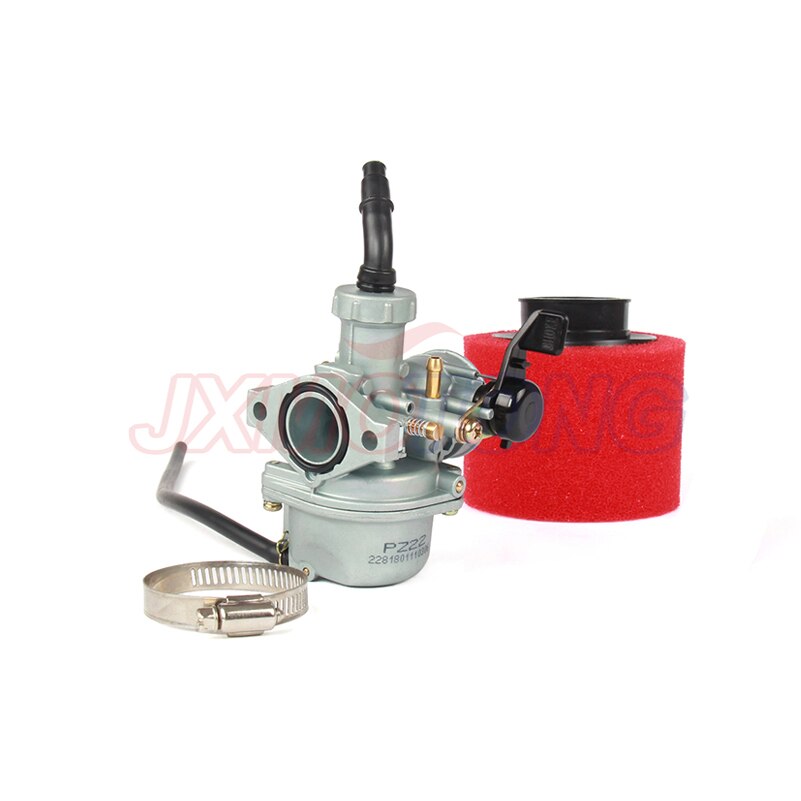 Carburateur PZ22 22mm et filtre à Air 38mm, pour Keihin 125cc KAYO Apollo Bosuer xmotos Kandi dirt/pit bikes monkey ATV: Car with red