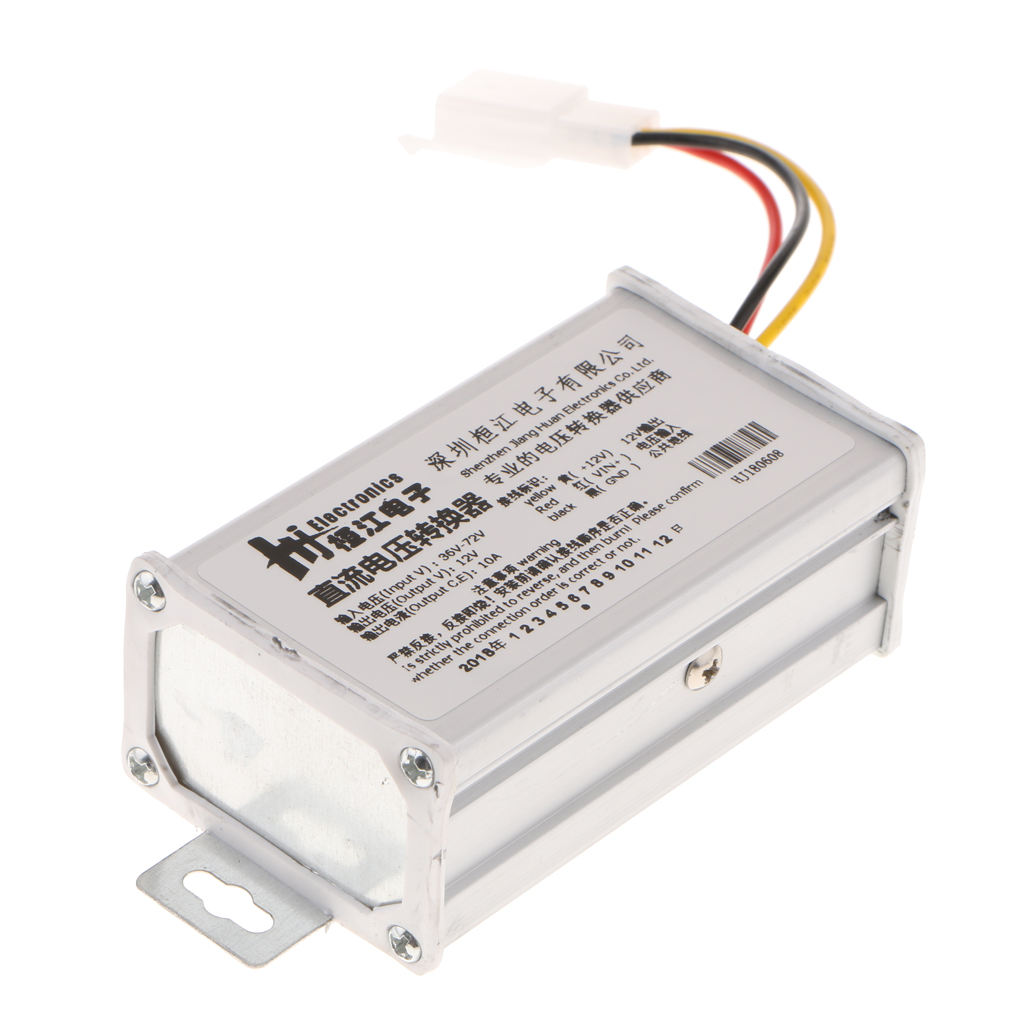 Módulo convertidor de CC a CC, larga vida útil, 36v-72v a 12V / 10A