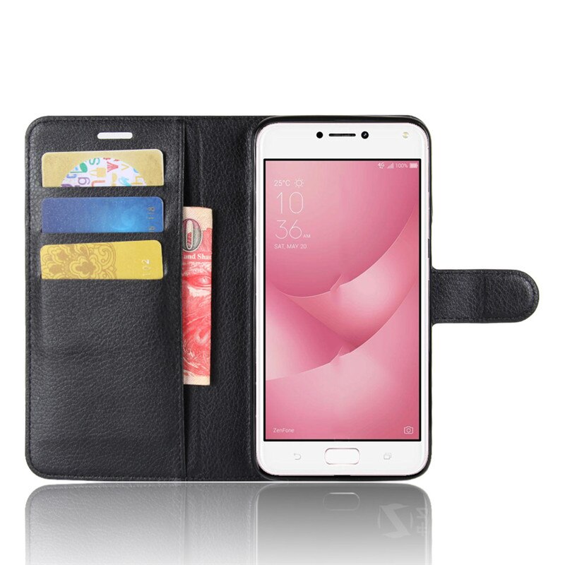 Asus Zenfone 4 Max ZC554KL Case 5.5 Wallet Pu Leather Cover Phone Case Voor Asus Zenfone 4 Max ZC554KL Zc 554KL Case Flip Cover