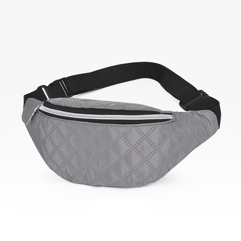 Vrouwen Heuptas Fanny Banaan Verpakking Taille Bum Hip Sling Borst Pouch Voor Dames Meisje Man Jongen Wandelen Reizen strand Telefoon Zak: Grey