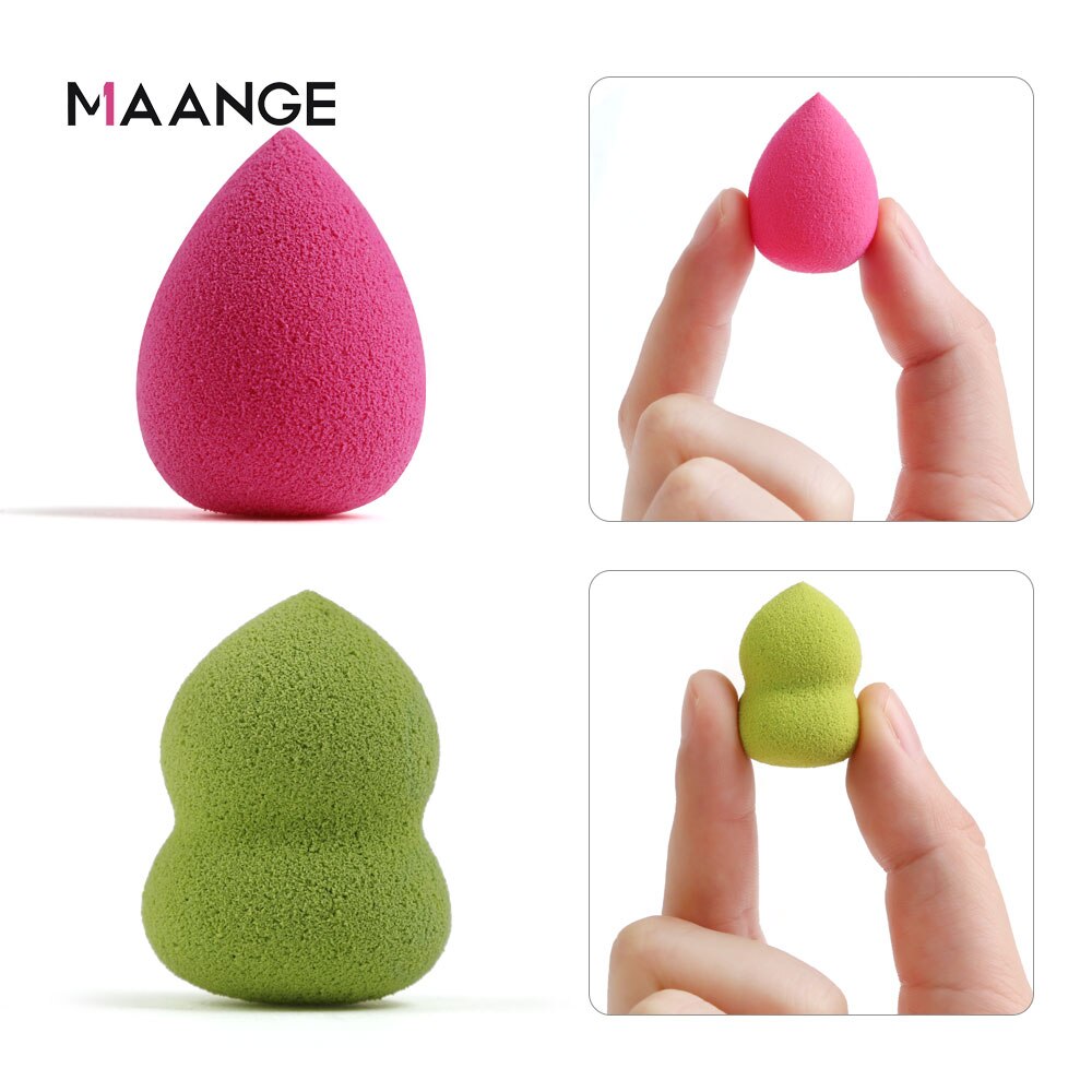 MAANGE 50Stck Mini Kosmetik machen-hoch Schwamm Puff Pulver Puff Glatte machen-hoch Stiftung Schwamm Schönheit machen-hoch-Werkzeug